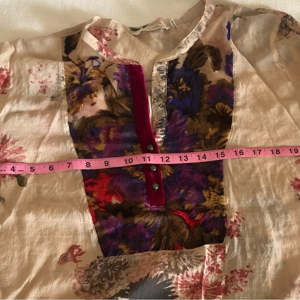 Silky vintage style top - Picture 5 of 5